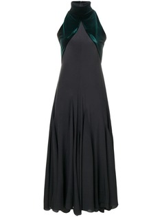 Haider Ackermann расклешенное платье с вырезом-петлей халтер
