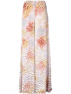 Adam Lippes широкие брюки с эффектом краски