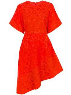 Brandon Maxwell асимметричное расклешенное платье