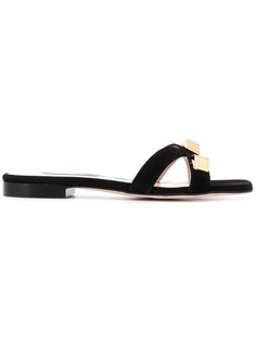 Stuart Weitzman шлепанцы с бляшками