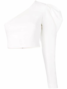 David Koma укороченная блузка на одно плечо