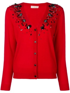 Tory Burch кардиган с отделкой