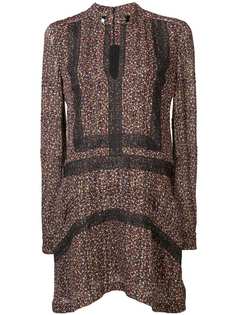 Derek Lam 10 Crosby платье с длинным рукавом и кружевными деталями