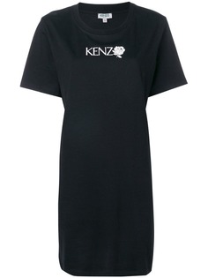 Kenzo футболка с логотипом с цветком