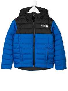 The North Face Kids пуховик в стиле колор-блок