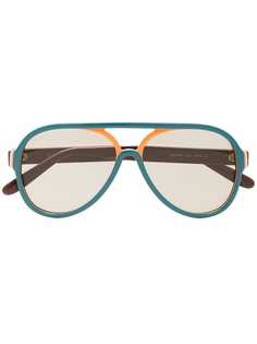 Gucci Eyewear солнцезащитные очки-авиаторы GG