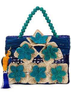 Mercedes Salazar сумка с цветочной аппликацией