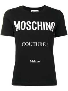Moschino футболка с логотипом