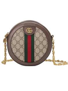 Gucci мини-сумка на плечо Ophidia с узором GG