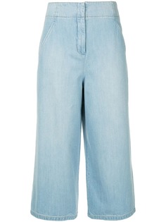 Tibi укороченные широкие джинсы