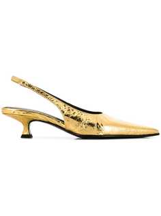 Mm6 Maison Margiela slingback kitten heel pumps