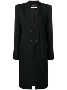 Givenchy пальто миди строгого кроя