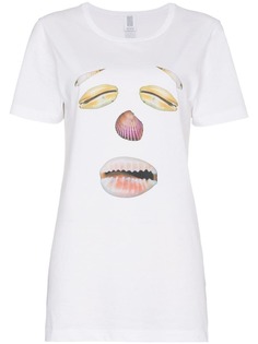 Rosie Assoulin футболка с принтом Seashell Face