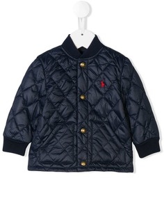 Ralph Lauren Kids стеганая куртка на молнии