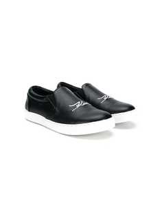 Karl Lagerfeld Kids слипоны с логотипом