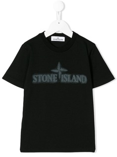 Stone Island Junior футболка с принтом логотипа
