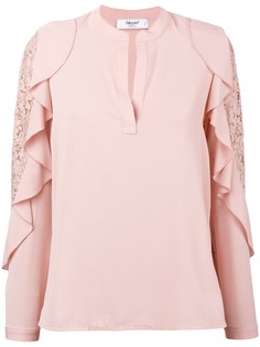 Blugirl блузка с оборками