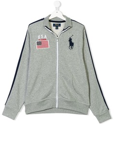 Ralph Lauren Kids спортивная куртка с логотипом