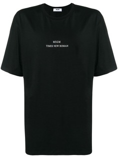 MSGM front printed T-shirt