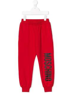 Moschino Kids спортивные брюки с логотипом