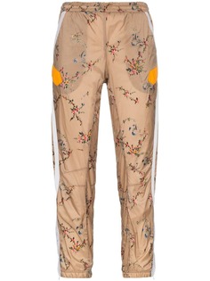 Preen By Thornton Bregazzi укороченные спортивные брюки Nelly с цветочным принтом