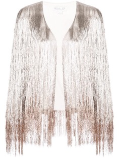 Rachel Zoe пиджак с бахромой и градиентным эффектом