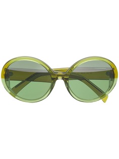 Marni Eyewear солнцезащитные очки в массивной круглой оправе