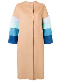 Ava Adore fur sleeves coat
