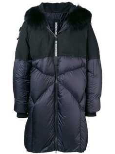 As65 fox fur hooded coat