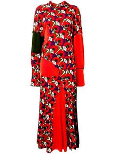 Marni платье миди дизайна пэчворк