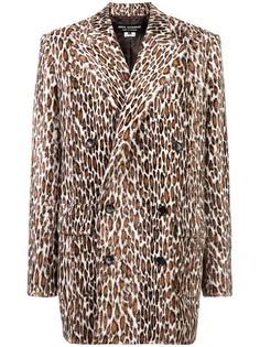Junya Watanabe пальто с леопардовым узором