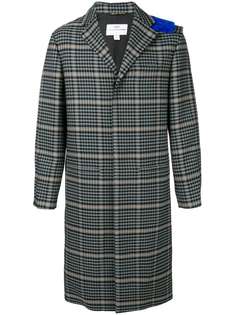 Oamc однобортное пальто в клетку
