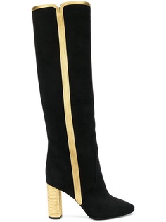 Saint Laurent ботинки с золотистой отделкой LouLou