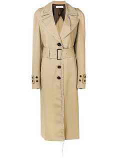 Marni тренч с контрастной строчкой