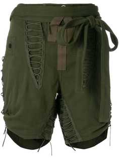 Saint Laurent шорты со шнурком