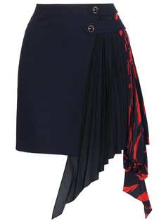 Givenchy плиссированная юбка-годе короткой длины