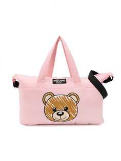 Moschino Kids сумка для переодевания с принтом