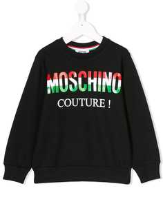 Moschino Kids толстовка с логотипом