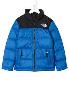 The North Face Kids пуховик в стиле колор-блок