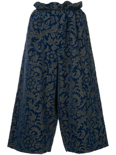 Comme Des Garçons Vintage брюки с цветочным узором