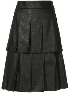 Comme Des Garçons Vintage плиссированная юбка с цветочным узором