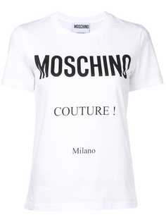 Moschino футболка с логотипом
