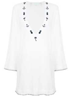 The Upside платье мини с V-образным вырезом и вышивкой