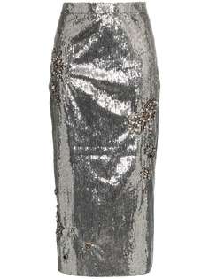 Erdem юбка Sasha с пайетками