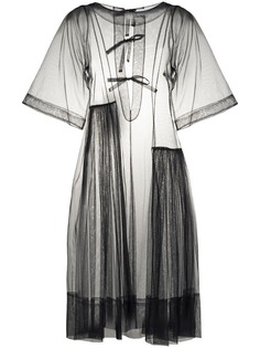 Molly Goddard тюлевое платье с оборками Rebecca