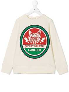 Gucci Kids толстовка Guccify Yourself