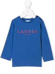 Lanvin Enfant футболка с логотипом