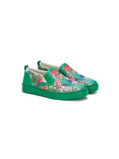 Gucci Kids кроссовки с принтом Jungle