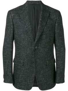 Z Zegna твидовый блейзер