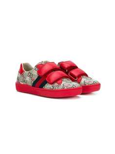 Gucci Kids web stripe sneakers